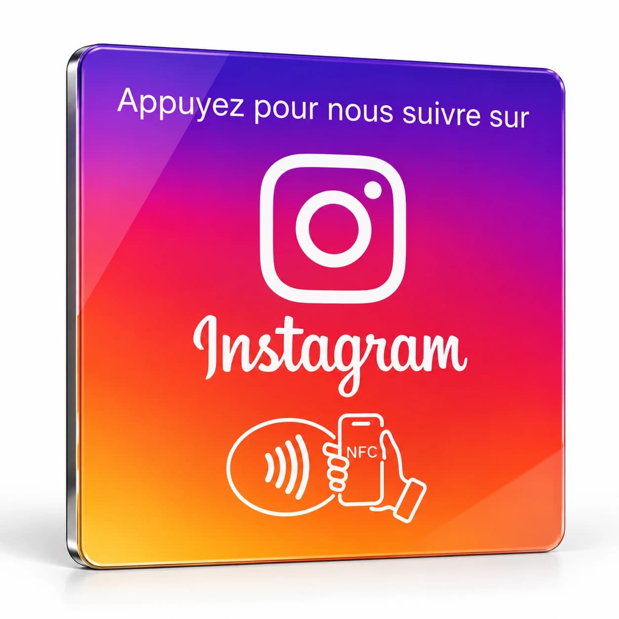 Plaque NFC Instagram